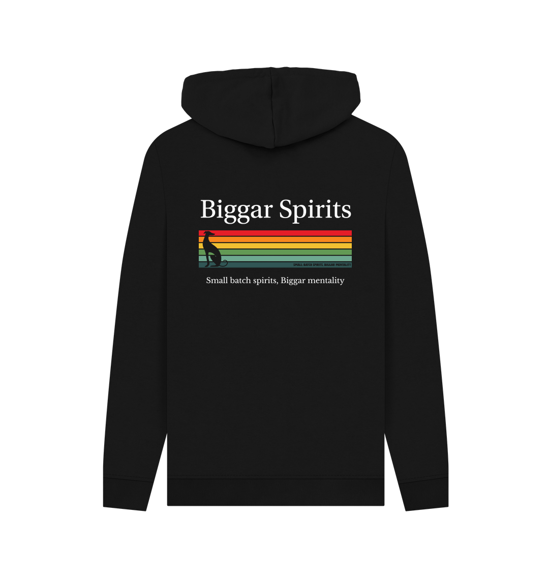 Black Printed Hoody