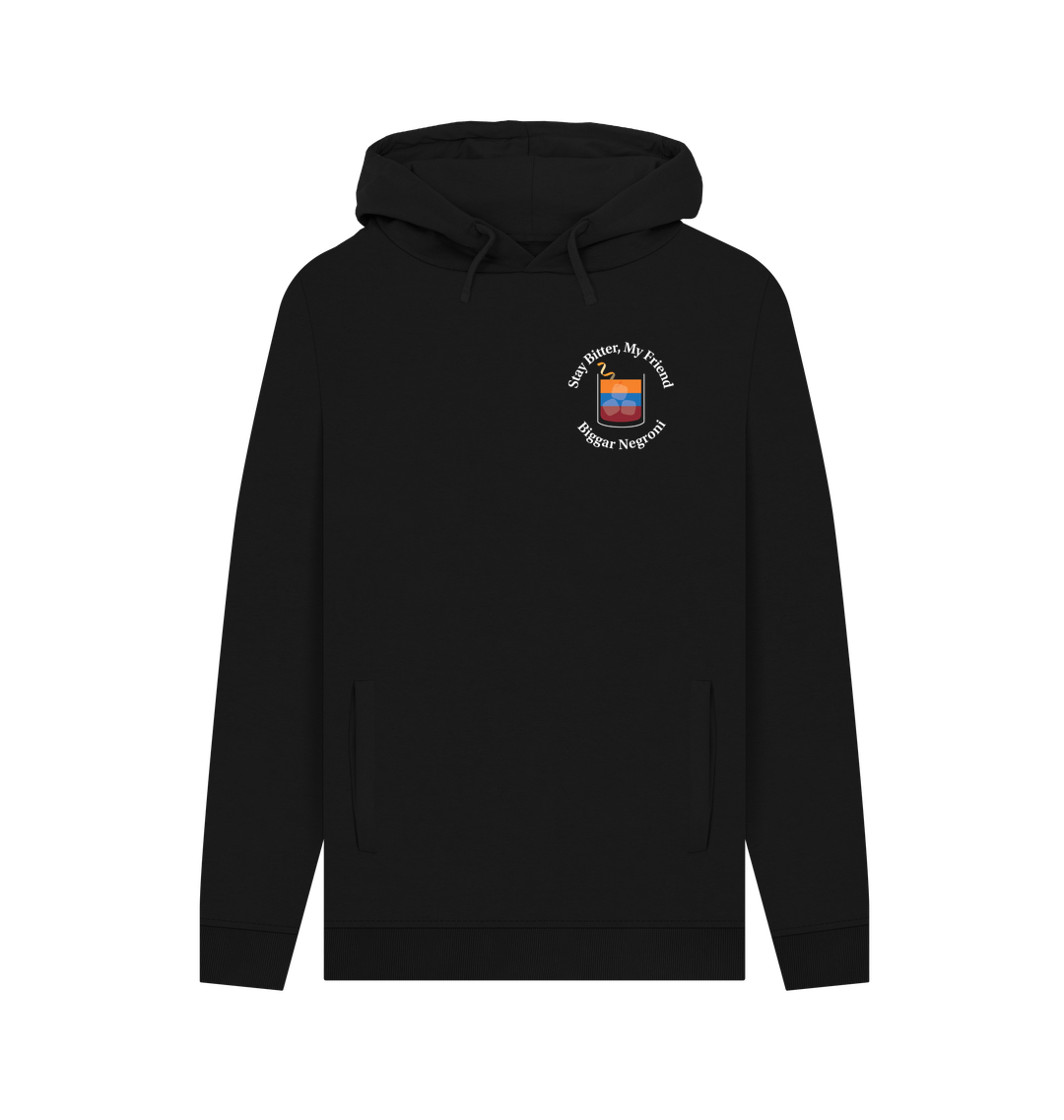 Black Printed Hoody