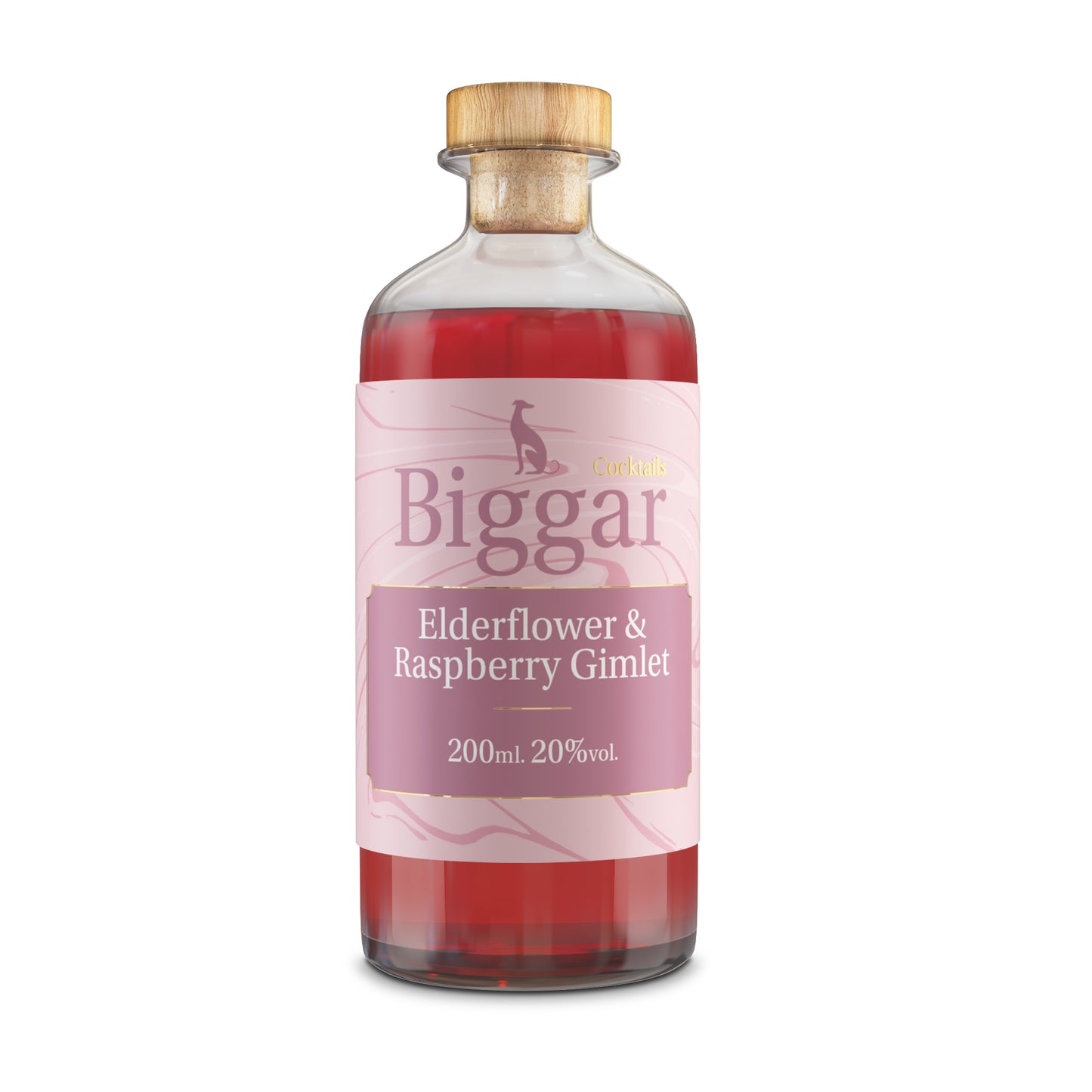 Elderflower and Raspberry Gilmet Cocktail 20cl