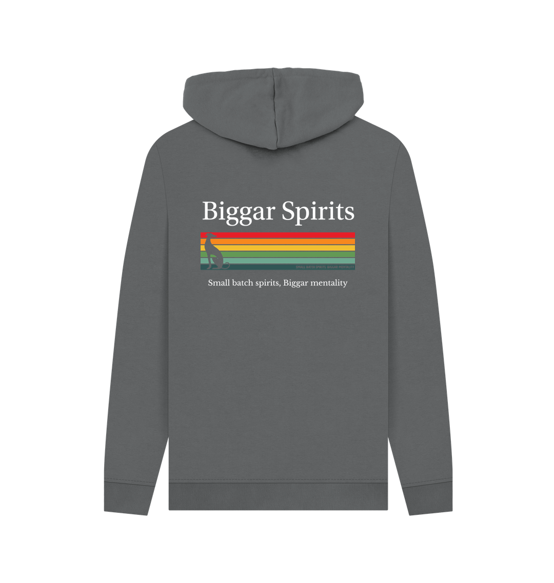 Slate Grey Printed Hoody