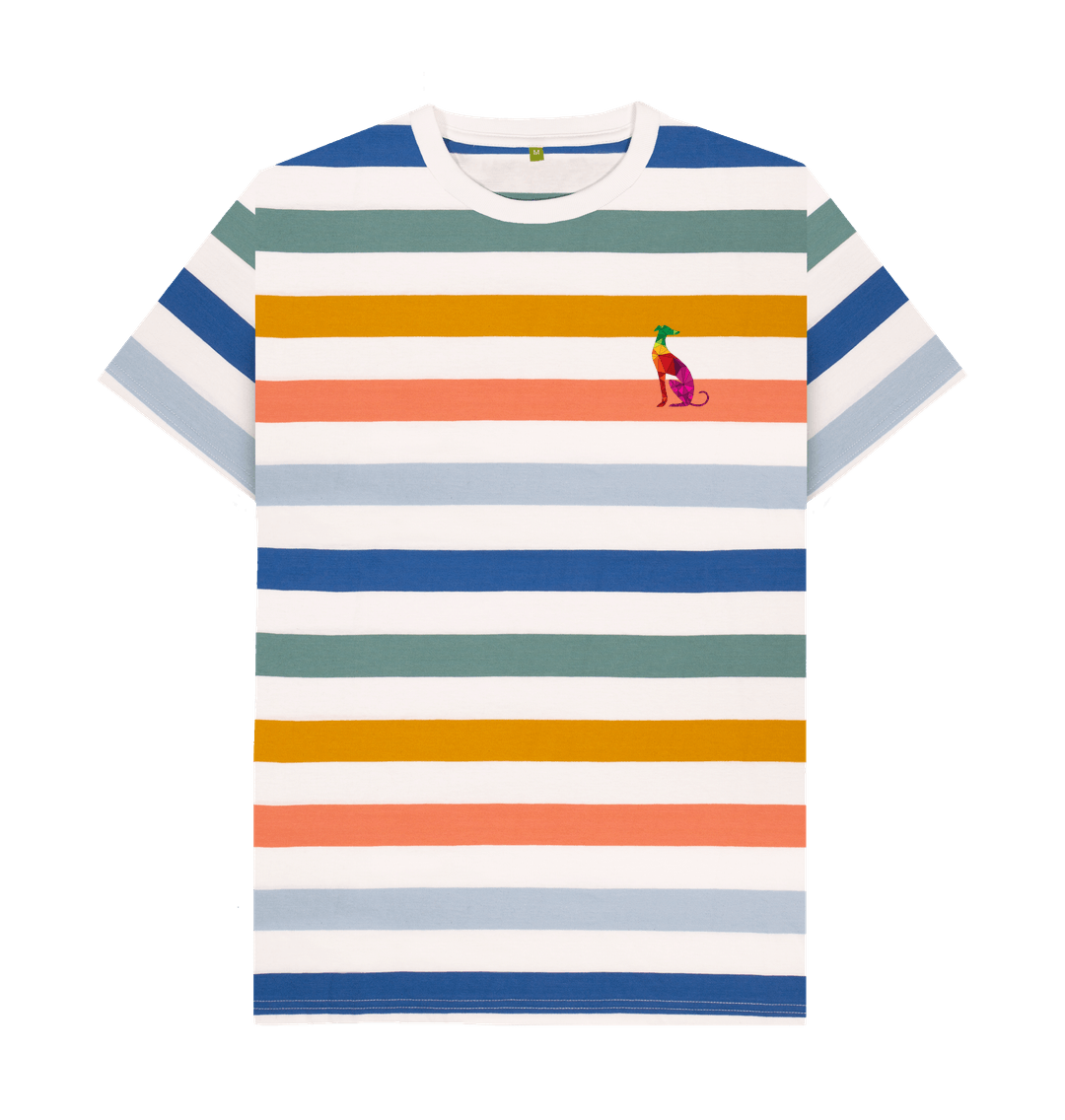 Multicolour Stripes Stripey Biggar Greyhound tee