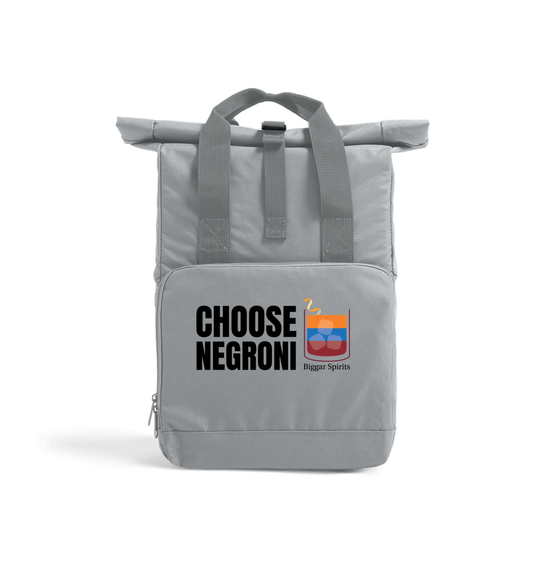 Light Grey Choose Negroni rolltop bag
