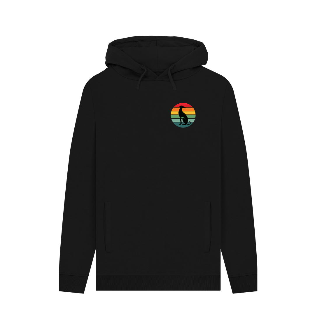 Black Printed Hoody