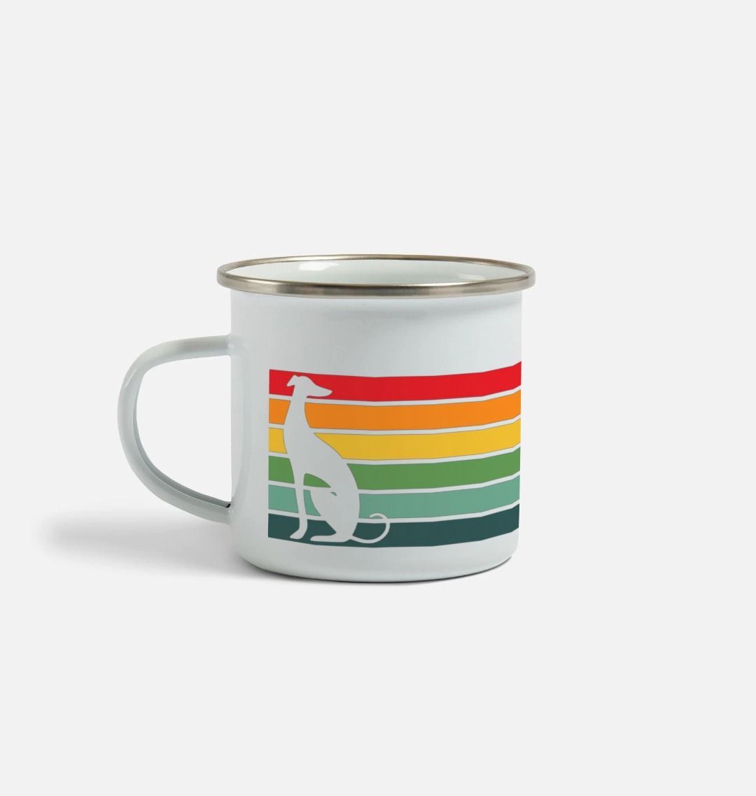 Biggar Spirits retro enamel mug