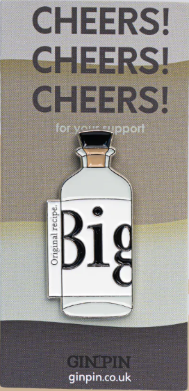 Biggar Gin Pin Badge